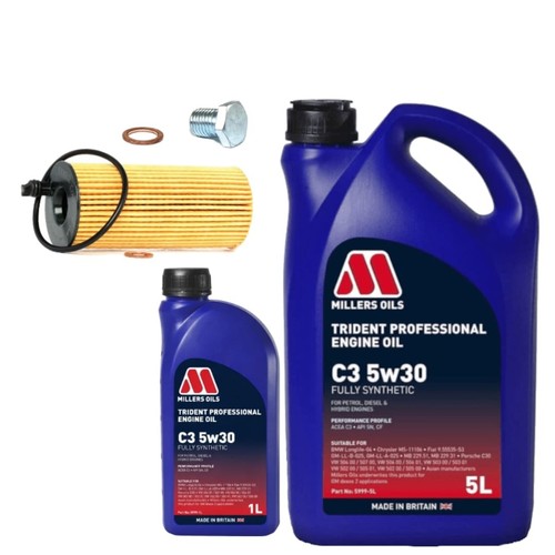 Millers oil change service - 6l,