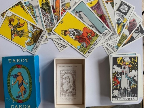 Vintage rider waite tarot - vintage, deck