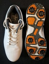 Stuburt Evolve Tour II - Men's Leather Spiked Golf Shoes UK Size 9 - Waterproof