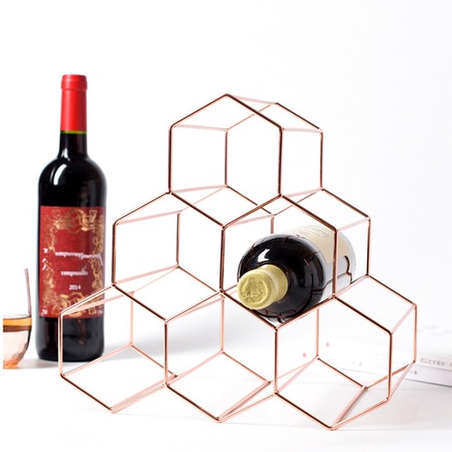 Triangular bottle rack - , for