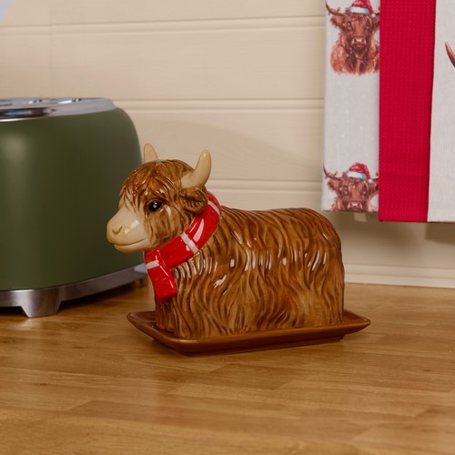 New cow shaped butter - new, dish