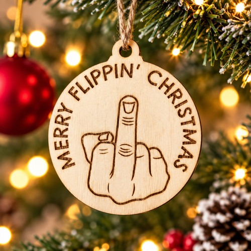 Rude merry flippin - rude, flippin’