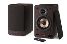 Sharp CP-SS30(BR) Bluetooth Active Bookshelf Speakers Brown