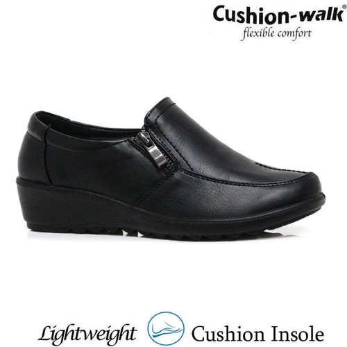 Ladies zip fastening cushioned - ladies,