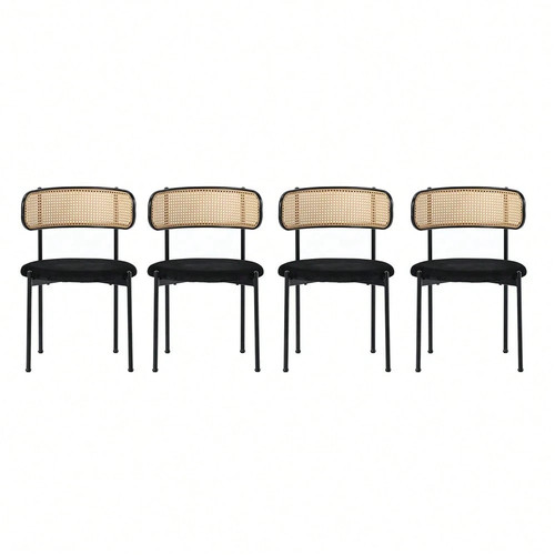 Black velvet dining - velvet,