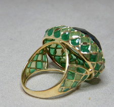 Vintage Italian Large Facetted