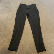 Souluxe Size 12 Grey Leggings Gym Sports Yoga Workout Active Wear Waist 28” L 28