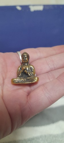 Brass buddha ornament - brass,
