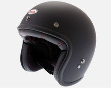 Bell Custom 500 Open-Face Motorcycle Helmet Matt Black— ECE 22.06 Approved