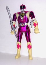 Mighty Morphing Power Rangers Pink Chrome Ranger Figure 1993 Bandai