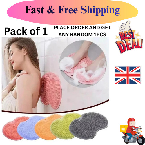 Shower foot scrubber mat back - foot,