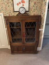 Display Cabinet in Tudor Brown