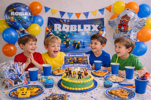 Roblox birthday party set - birthday,