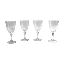 Vintage Set of 4 Crystal Clear