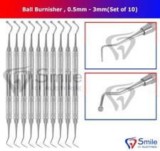 10 X Dental Ball Burnisher