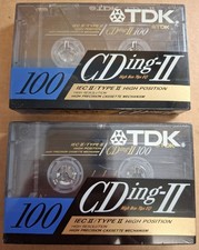 2 x TDK CDing-II 100 - Type II