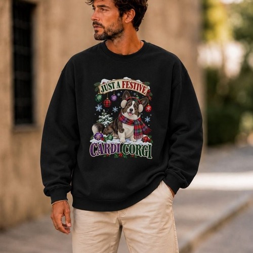 Christmas cardigan welsh - cardigan, corgi