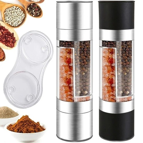 Pepper and salt grinder - and,