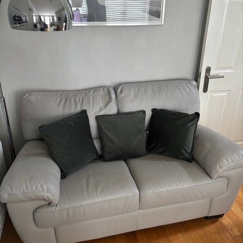 Next modern suede sofa - modern,