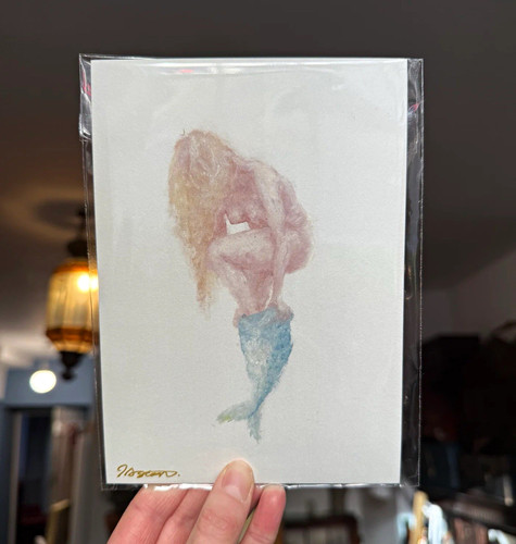 Mermaid art print - ,