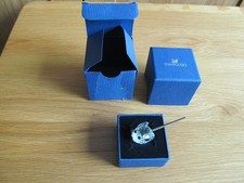swarovski mini small mouse with metal tail very good condition boxed not origina