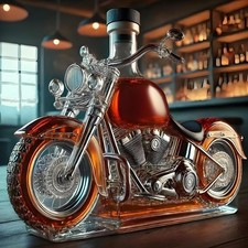NEW Wine Decanter Motorcycle Glass Whisky Decanter Bottles Vintage Liquor