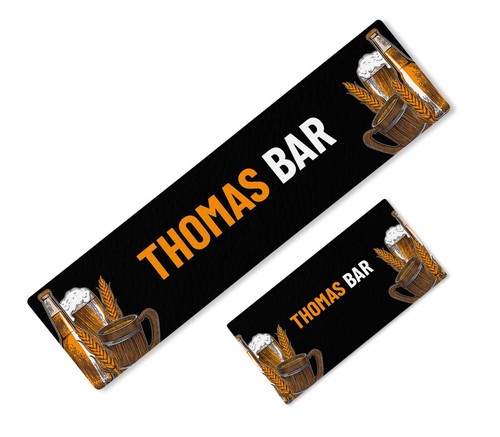 Personalised bar runner ideal - bar,