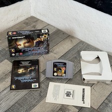 Nintendo 64 Perfect Dark Game Box Art PAL Genuine Original Box Manual Insert