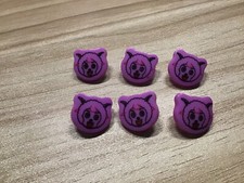 Acrylic Shank Buttons 1-Hole -