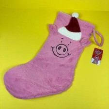 Christmas Marks & Spencer M&S Percy Pig Candy Theme Plush Stocking Decoration
