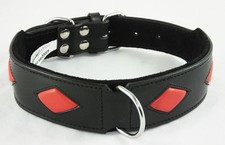 Black With Red Diamond Shape