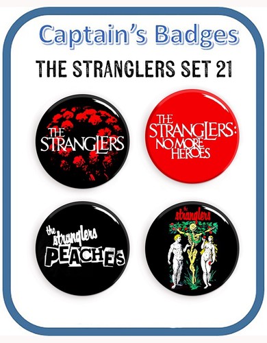 Set stranglers badges - set, 4