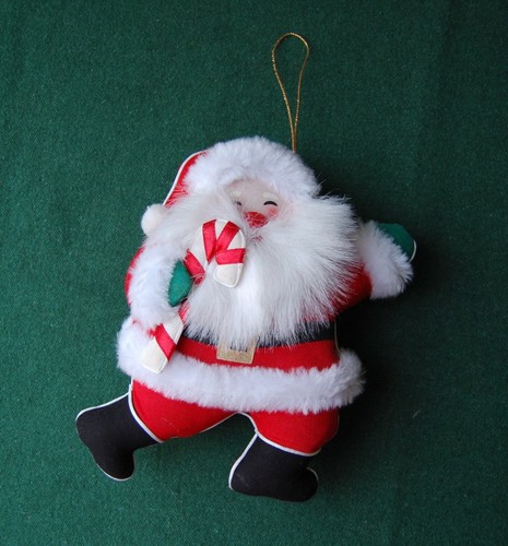 Retro santa candy cane - candy,