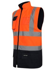 Hi Vis gilet jacket waterproof