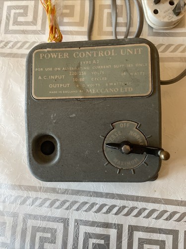 Meccano power control unit - meccano,
