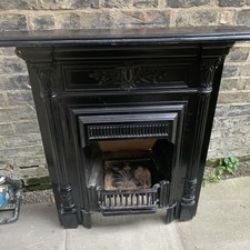 Victorian Style Fireplace and Mantle Piece