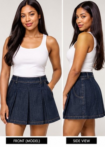 Ladies primark jean skirt - jean, size