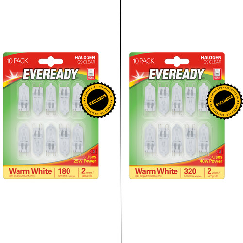 10x eveready halogen light - eveready,
