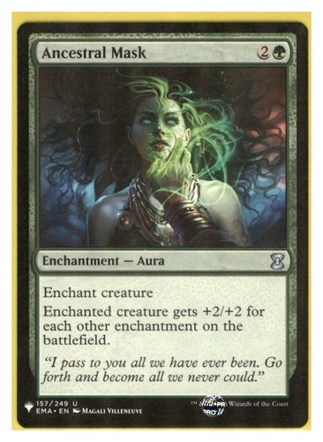 Mtg 157 ancestral mask - #157,