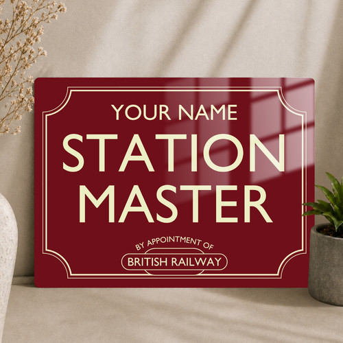 Station master railway - master,