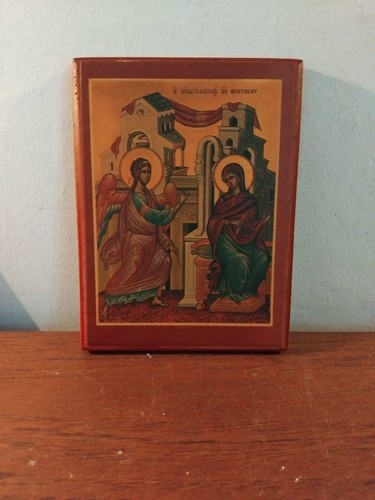 Vintage religious icon paper - icon,