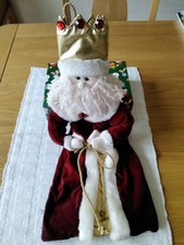 A Luxury Christmas King Character Hanging Stocking Christmas Decoration