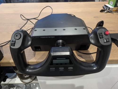 Logitech flight yoke system - flight,