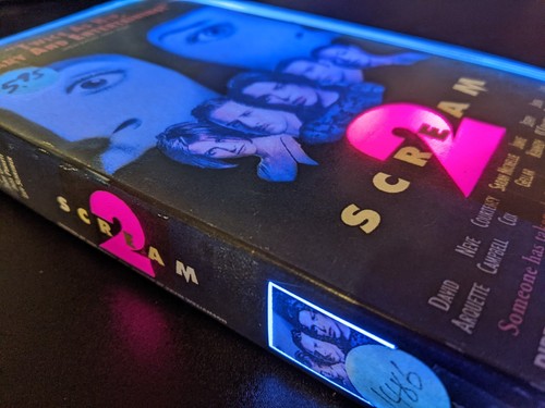 Scream vhs case display - case,