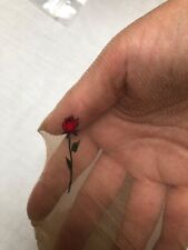 Nude rose Tattoo Tights Pantyhose  x 3 pairs sample sheer tights S