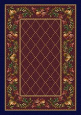 Milliken Red Contemporary