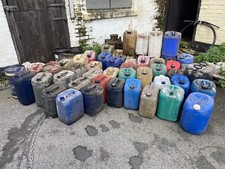 Large QTy 25 20 10 5 litre Liquid containers Drums Diesel Petrol Oil Engine Etc