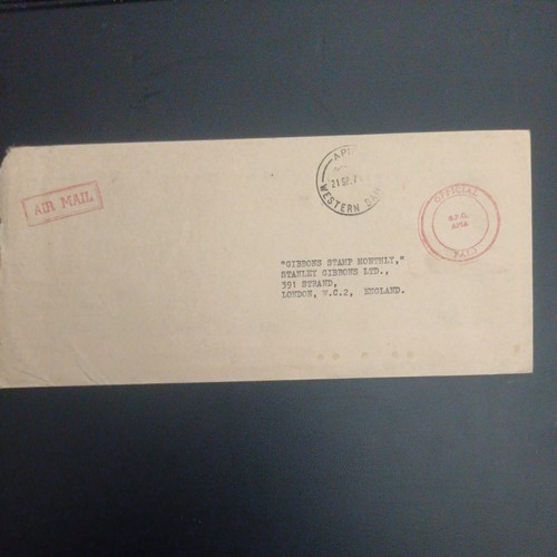 Western samoa london 1971 - western,