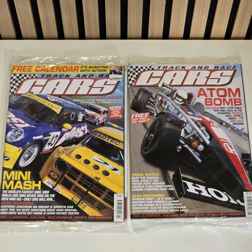 Track and race cars - and, magazine