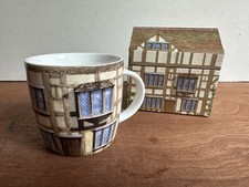 James Sadler Bone China Mug Shakespeare’s Cottage In Original Box. Excellent Con
